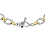 14K Gold Diamond Chain-Link Bracelet Bracelet ABR-100.2C1-D  - Abtin & Co.