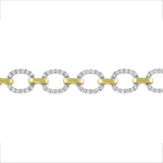14K Gold Diamond Chain-Link Bracelet Bracelet ABR-100.2C1-D  - Abtin & Co.