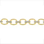 14K Gold Diamond Chain-Link Bracelet Bracelet ABR-100.1Y-D  - Abtin & Co.