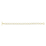 14K Gold Diamond Chain-Link Bracelet Bracelet GGDBR-100.2Y-D  - Abtin & Co.