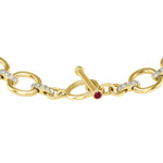 14K Gold Diamond Chain-Link Bracelet Bracelet ABR-100.1Y-D  - Abtin & Co.