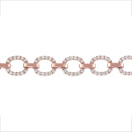 14K Gold Diamond Chain-Link Bracelet Bracelet ABR-100.2R-D  - Abtin & Co.