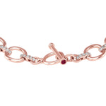 14K Gold Diamond Chain-Link Bracelet Bracelet ABR-100.1R-D  - Abtin & Co.