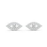 14k Gold Diamond Evil Eye Earring Earring ABE-117-D  - Abtin & Co.