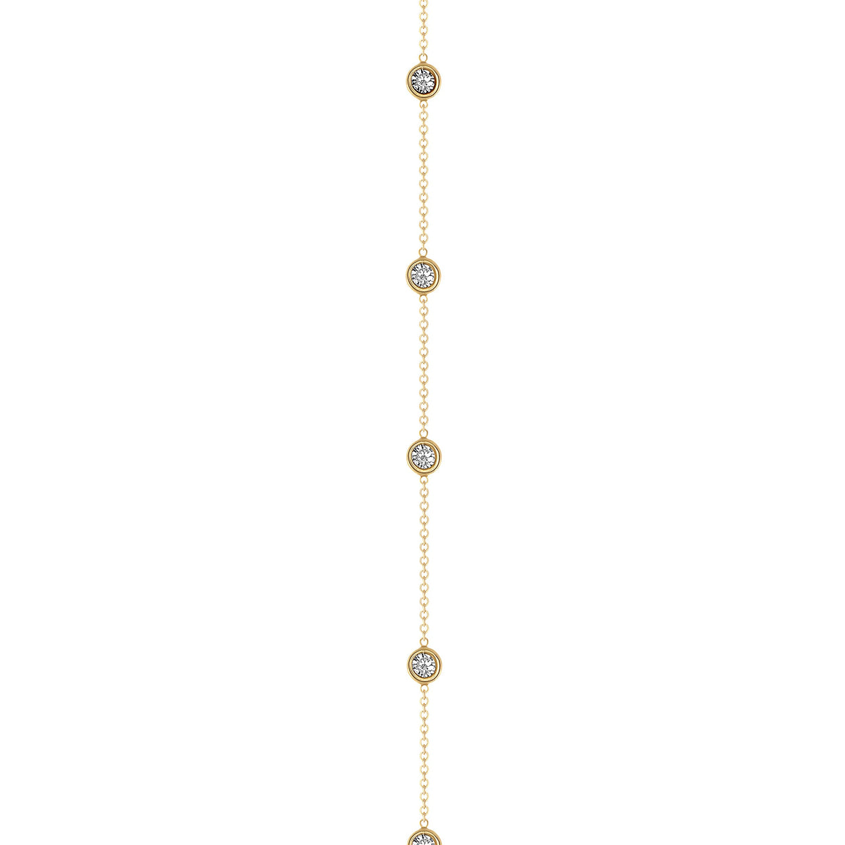 14K Gold Diamond Lariat Necklace Diamond Y-Necklace Necklace ABN-139-D  - Abtin & Co.