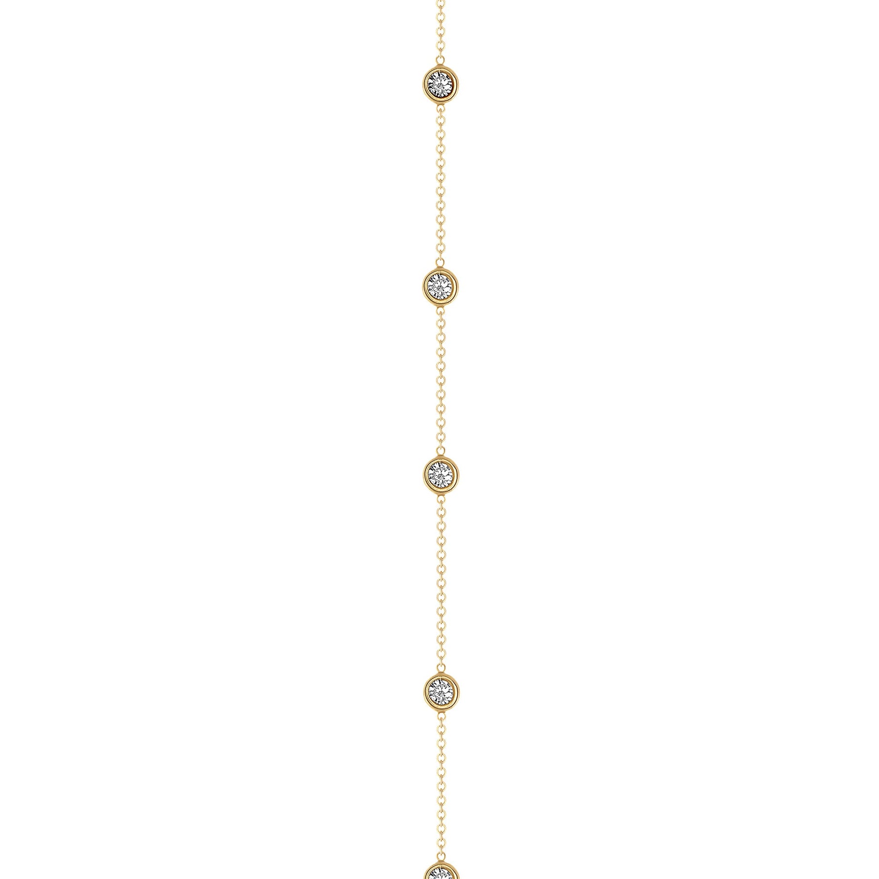 14K Gold Diamond Lariat Necklace Diamond Y-Necklace Necklace ABN-139-D  - Abtin & Co.