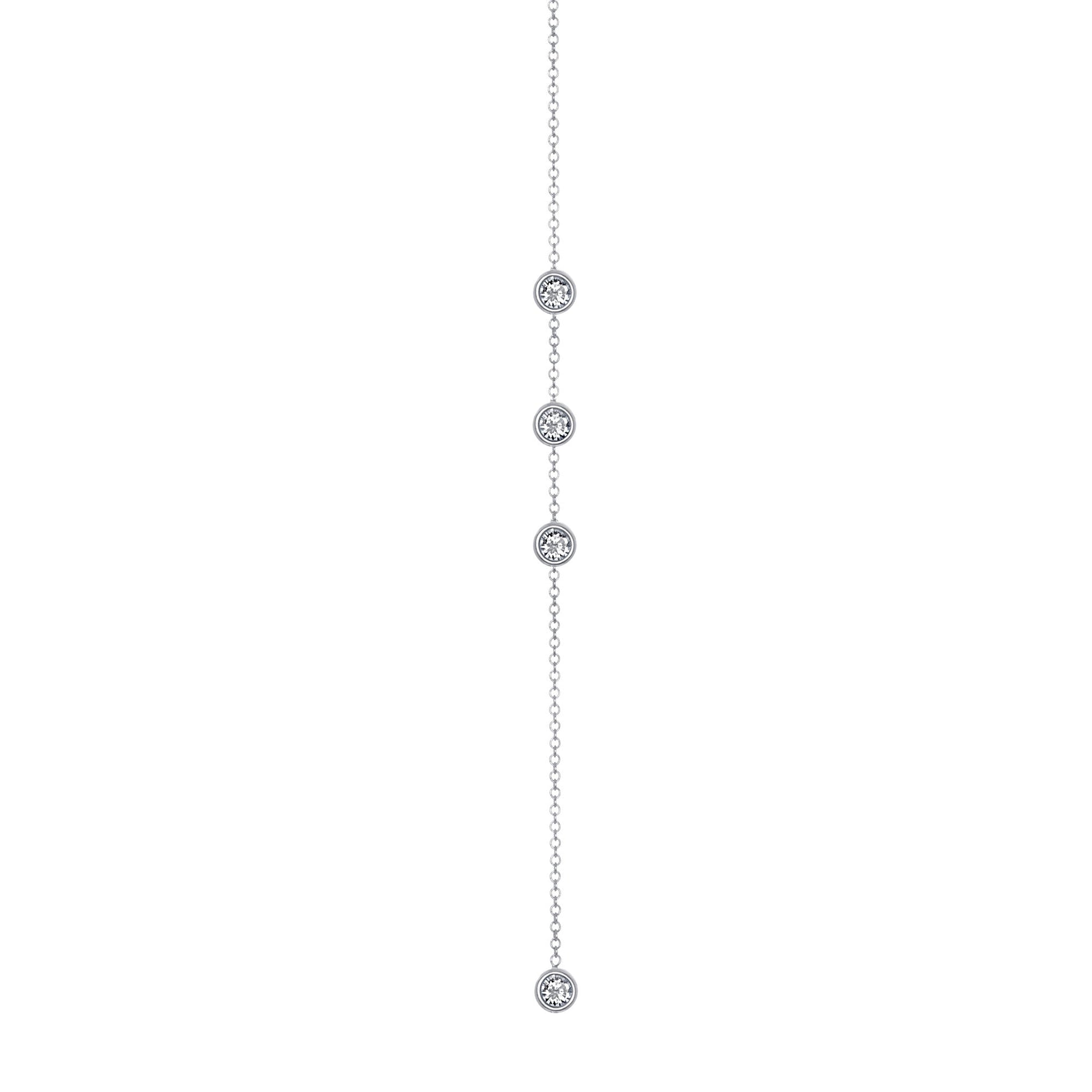 14K Gold Diamond Lariat Necklace Diamond Y-Necklace Necklace ABN-141-D  - Abtin & Co.