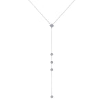 14K Gold Diamond Lariat Necklace Diamond Y-Necklace Necklace ABN-141-D  - Abtin & Co.