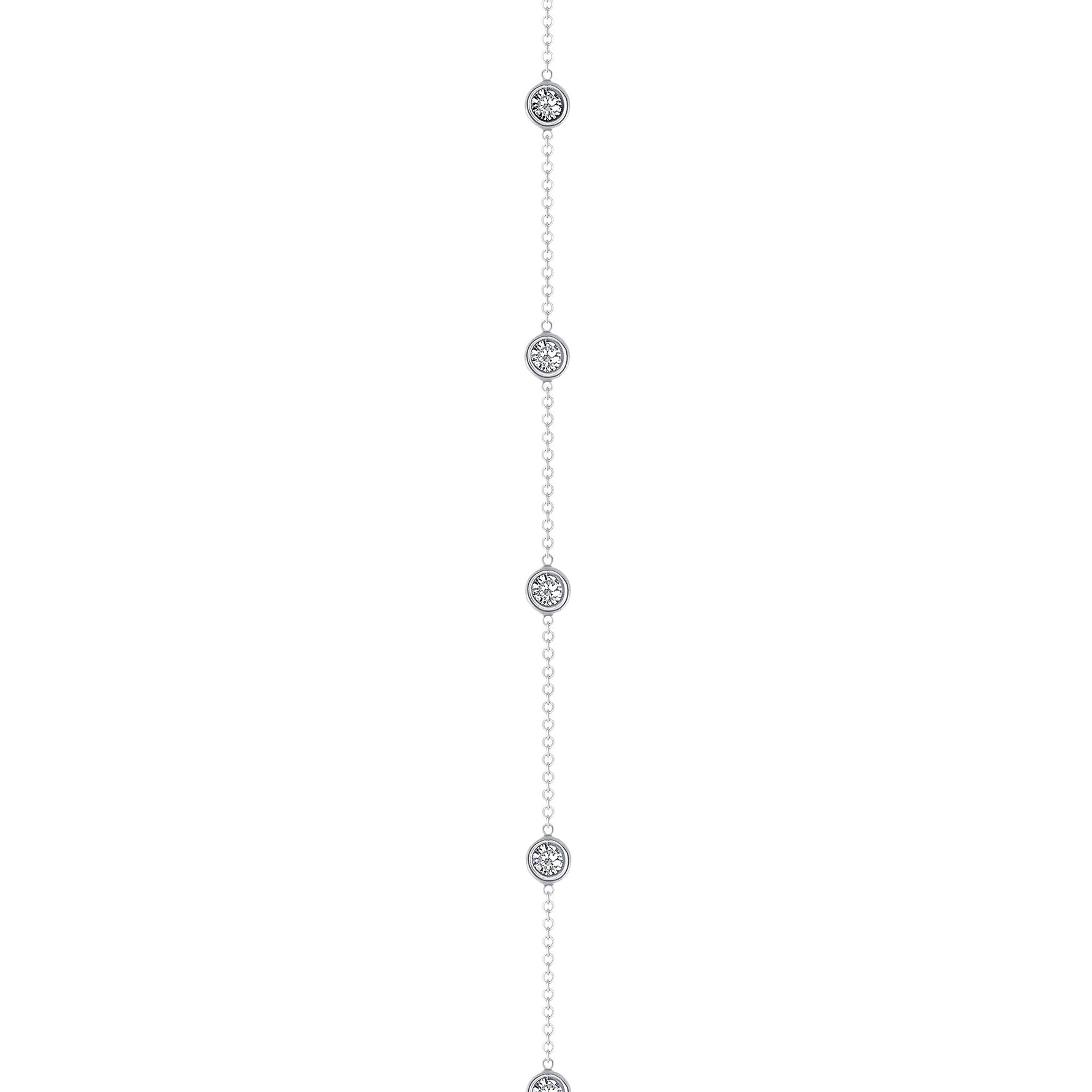 14K Gold Diamond Lariat Necklace Diamond Y-Necklace Necklace ABN-139-D  - Abtin & Co.