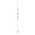 14K Gold Diamond Lariat Necklace Diamond Y-Necklace Necklace ABN-141-D  - Abtin & Co.