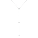 14K Gold Diamond Lariat Necklace Diamond Y-Necklace Necklace ABN-118-D  - Abtin & Co.