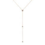 14K Gold Diamond Lariat Necklace Diamond Y-Necklace Necklace ABN-118-D  - Abtin & Co.