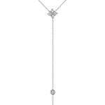 14K Gold Diamond Lariat Necklace Diamond Y-Necklace Necklace ABN-118-D  - Abtin & Co.