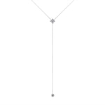 14K Gold Diamond Lariat Necklace Diamond Y-Necklace Necklace ABN-119-D  - Abtin & Co.