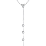 14K Gold Diamond Lariat Necklace Y-Necklace Necklace ABN-140-DGGD  - Abtin & Co.