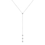 14K Gold Diamond Y-Necklace Lariat Necklace Necklace ABN-34.1-D  - Abtin & Co.