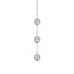 14K Gold Diamond Y-Necklace Lariat Necklace Necklace ABN-34.1-D  - Abtin & Co.