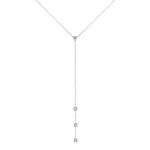 14K Gold Diamond Y-Necklace Lariat Necklace Necklace ABN-110-D  - Abtin & Co.