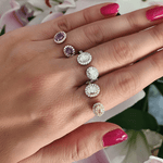 14K Gold Fancy Yellow Diamond and White Diamond Oval Open Ring Ring ABB-300Y-FYDD  - Abtin & Co.