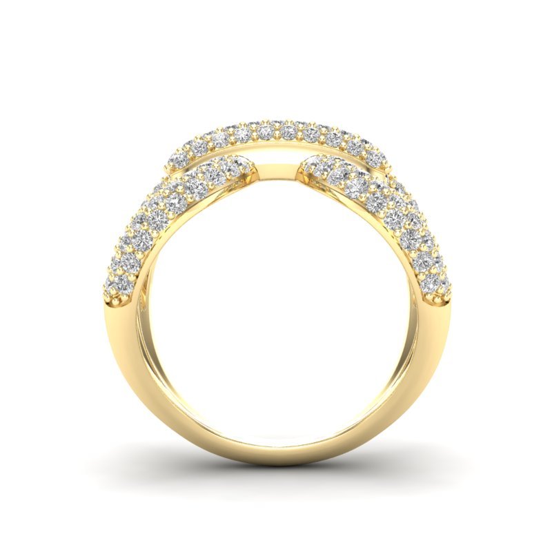 14K Gold Luxe Papillon Diamond Ring Ring ABB-367-D  - Abtin & Co.