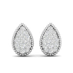 14k Gold Teardrop Diamond Fashion Earring Earring ABE-124-D  - Abtin & Co.