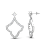 14k Gold Teardrop Fashion Diamond Earring Earring ABE-106.1-D-1  - Abtin & Co.