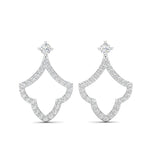 14k Gold Teardrop Fashion Diamond Earring Earring ABE-106.1-D-1  - Abtin & Co.
