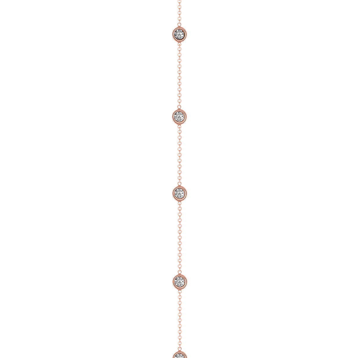 14K Gold Diamond Lariat Necklace Diamond Y-Necklace - Abtin & Company 