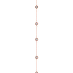 14K Gold Diamond Lariat Necklace Diamond Y-Necklace - Abtin & Company 