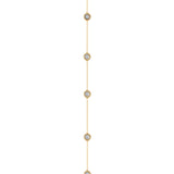 14K Gold Diamond Lariat Necklace Diamond Y-Necklace - Abtin & Company 