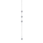 14K Gold Diamond Lariat Necklace Diamond Y-Necklace - Abtin & Company 