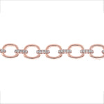 14K Gold Diamond Chain-Link Bracelet - Abtin & Company 