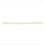 14K Gold Diamond Chain-Link Bracelet - Abtin & Company 