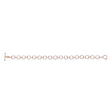 14K Gold Diamond Chain-Link Bracelet - Abtin & Company 