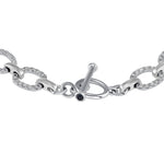 14K Gold Diamond Chain-link Bracelet - Abtin & Company 