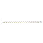 14K Gold Diamond Chain-Link Bracelet - Abtin & Company 