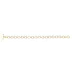 14K Gold Diamond Chain-Link Bracelet - Abtin & Company 