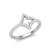 14k Gold Ivy leaf Diamond Ring - Abtin & Company 