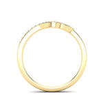 14k Gold Ivy leaf Diamond Ring - Abtin & Company 