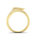 14k Gold Diamond Boheme Tear-drop Ring - Abtin & Company 