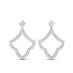 14k Gold Teardrop Fashion Diamond Earring - Abtin & Company 