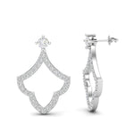 14k Gold Teardrop Fashion Diamond Earring - Abtin & Company 
