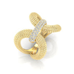 14K Gold Luxe Papillon Diamond Ring - Abtin & Company 