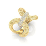 14K Gold Luxe Papillon Diamond Ring - Abtin & Company 