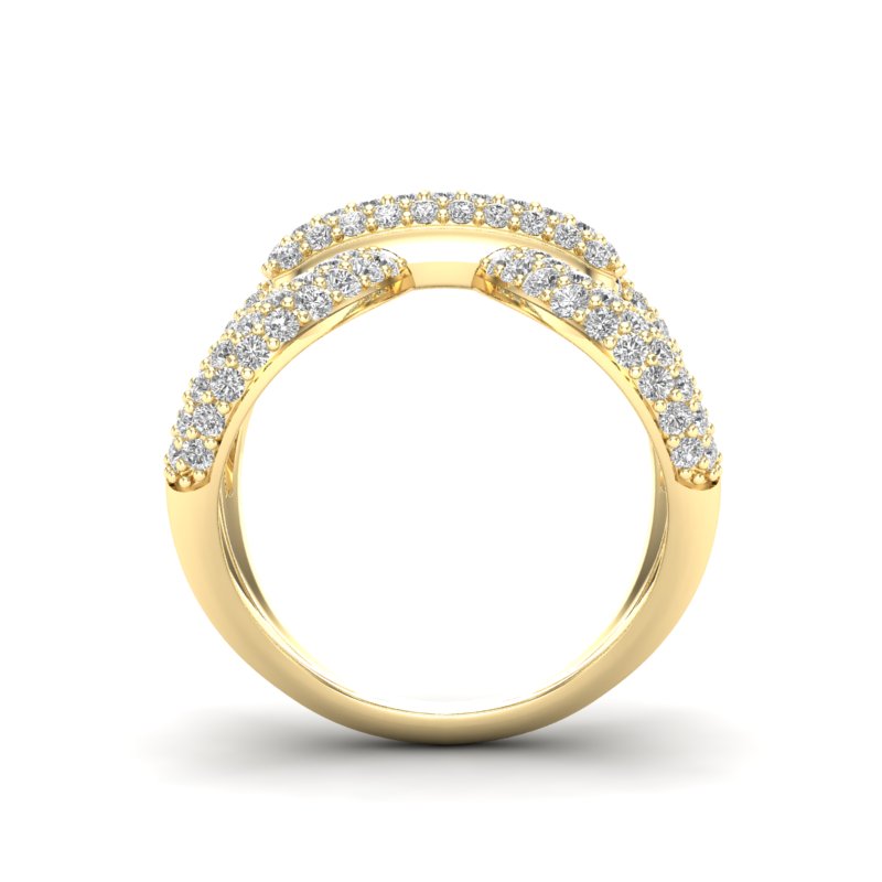 14K Gold Luxe Papillon Diamond Ring - Abtin & Company 