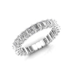 14K Gold Emerald-cut Diamond Wedding Band/Ring - Abtin & Company 