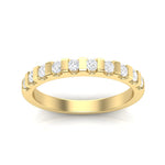 14k Gold Bar Channel Diamond Anniversary Band - Abtin & Company 