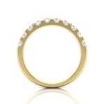 14k Gold Bar Channel Diamond Anniversary Band - Abtin & Company 