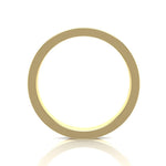 14k Gold Channel Set Diamond Stackable Ring Wedding Band - Abtin & Company 