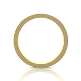 14k Gold Channel Set Diamond Stackable Ring Wedding Band - Abtin & Company 
